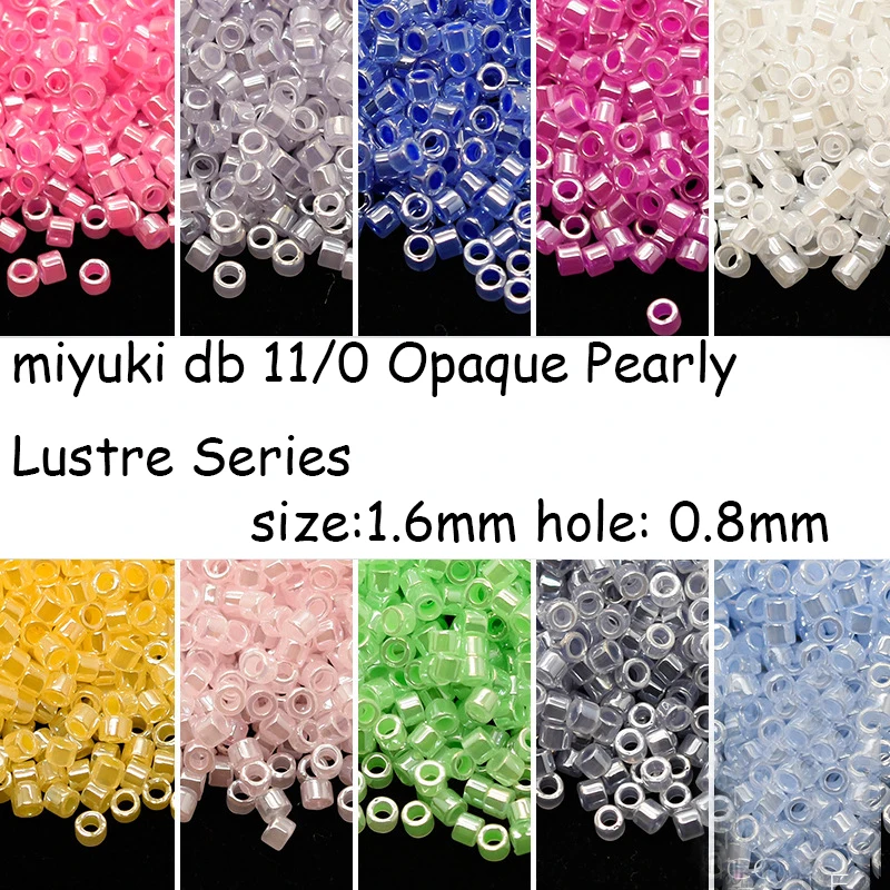 Ornament Miyuki Seed Beads Imported From Japan Delica Beads 21-Color Opaque Pearly Lustre Series 5G