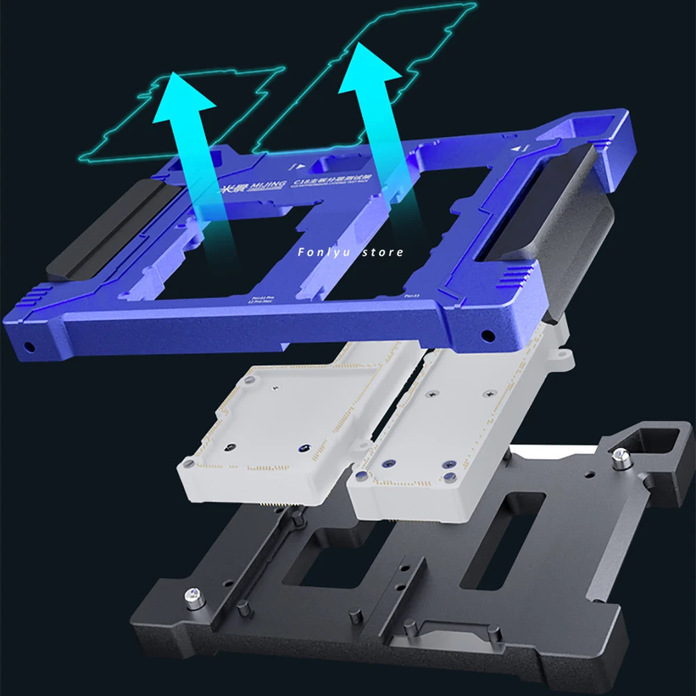 MiJing-probador de placa base de capa media, accesorio de mantenimiento para iPhone X Xs/Xs Max/11/11 Pro Max, prueba de función de placa lógica