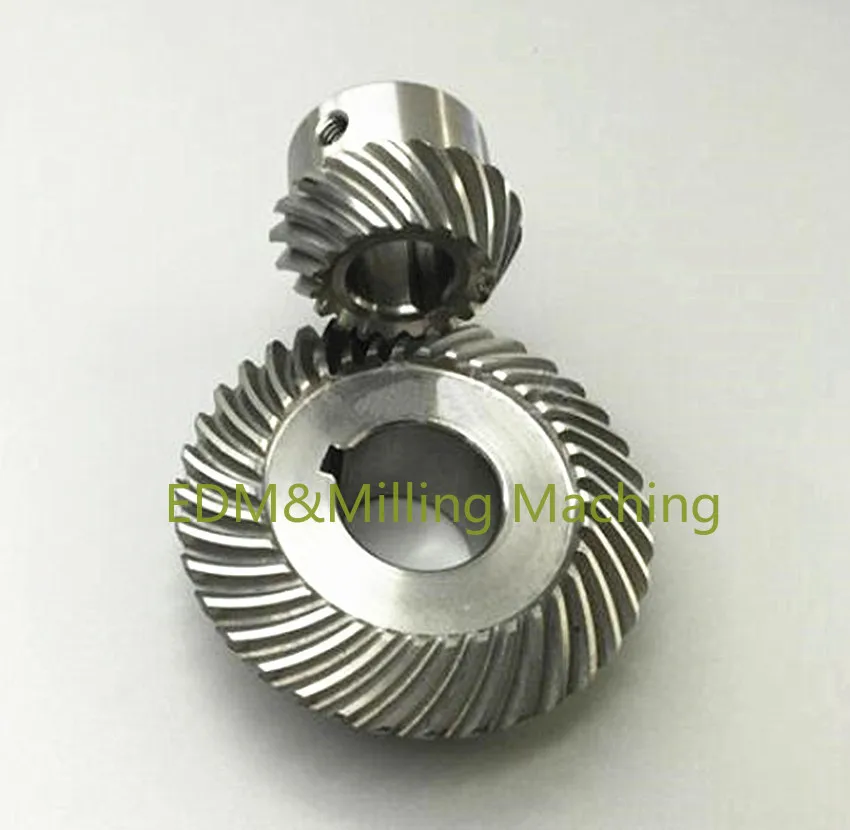 

1Set Milling Machine Lifting Gear Spiral Umbrella Type Gear For C77+ 96 For CNC Bridgeport Mill Tool