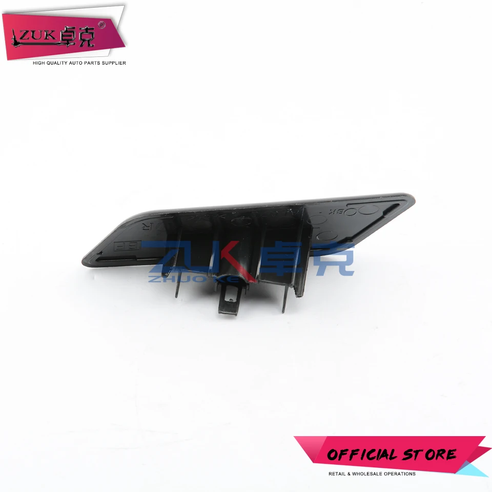 ZUK For Subaru Outback 2015 2016 2017 BR BS Front Bumper Headlight Washer Nozzle Cover Headlamp Water Sprayer Cap Unpainted