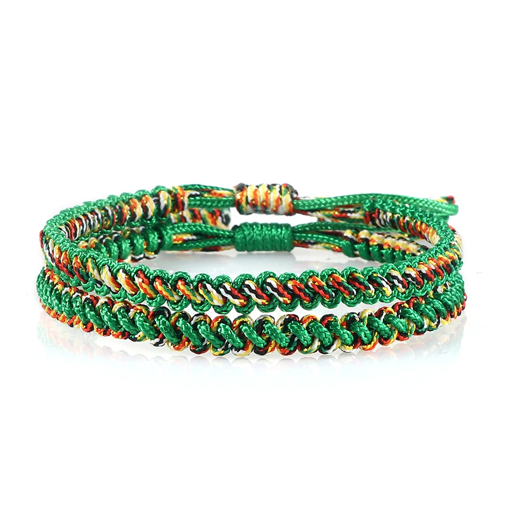 2pcs/set Braided Bracelets Set Handmade Adjustable Rope Couples Bracelet Set Women Men  Best Friend Gift Fashion Lover Jewelry