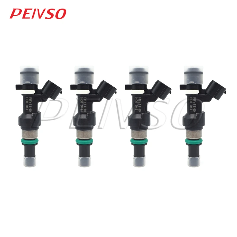 PEIVSO 4pcs FBY11H0 16600-1HC0A Fuel Injector For Nissan Note E12 Micra K13 1.2 2013~2018 166001HC0A