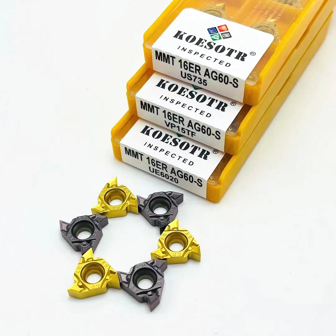 MMT 16IR AG60-S UE6020 VP15TF US735 MMT16IR MMT16ER benang Tekan alat putaran mesin CNC suku cadang putar AG60-S 16ER