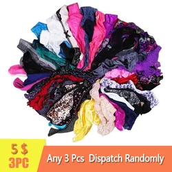 Any 3Pcs/PackPanty Lace Floral Briefs Transparent Hollow Panties For Women's Underpants Female Lingerie XS-4XL