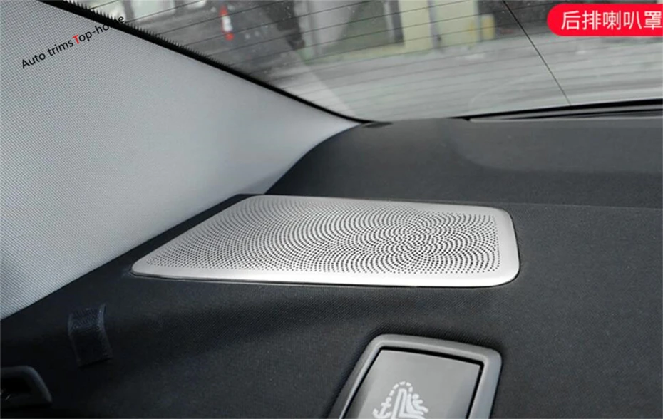 

Yimaautotrims Rear Seat Stereo Speaker Audio Loudspeaker Cover Styling Trim Fit For BMW 5 Series Sedan G30 530I 2017 - 2021