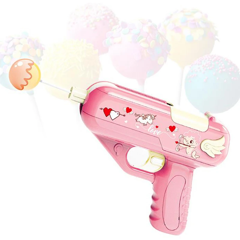 Sport Holiday 2021 Fun Outdoor Indoor Party Game Candy Gun Sugar Lollipop Gun Sweet Toy For Girlfriends Kid Toy Lollipop Storage