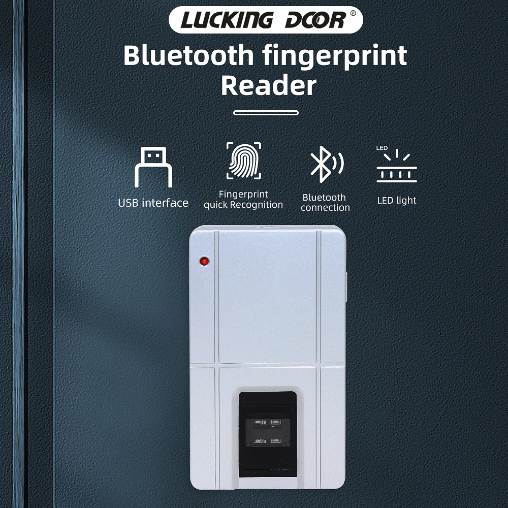 

Biometric USB Fingerprint Reader Wireless Bluetooth Fingerprint Scanner With SDK Windows Linux Android IOS System