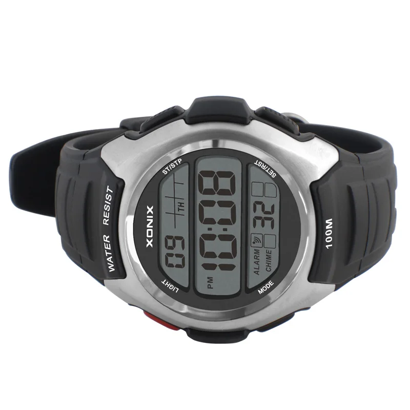 Golden 2024 Men Classics Sports Watches Countdown Double Time Alarm Digital Wristwatches Waterproof 100m Relogio Masculino GO