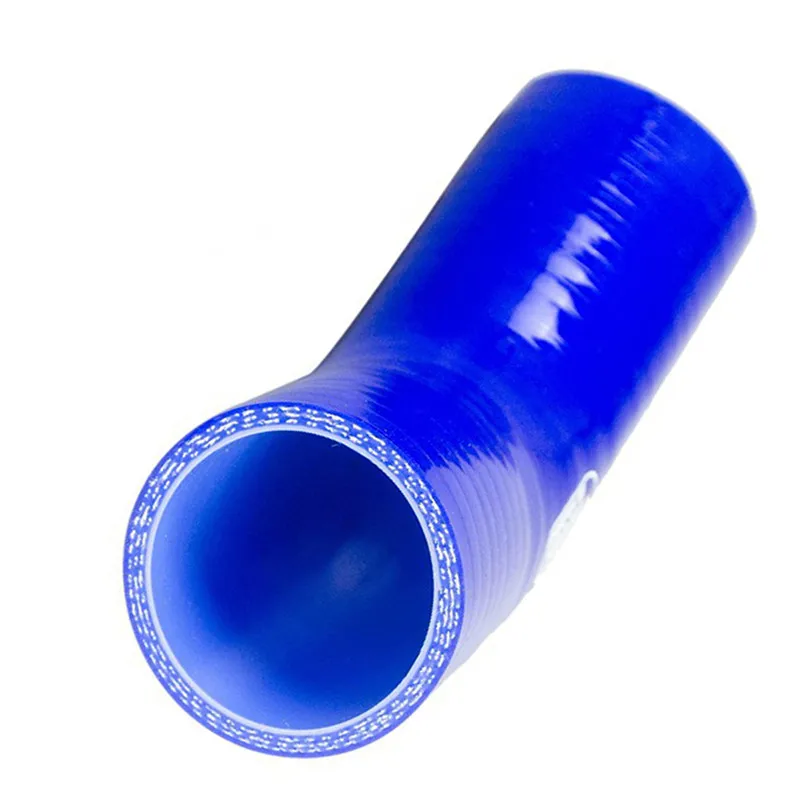 Spsld universal 3-layer 51mm / 57mm / 60mm / 63mm / 70mm 45 ° silicone hose intercooler turbine coupler pipe intake pipe blue