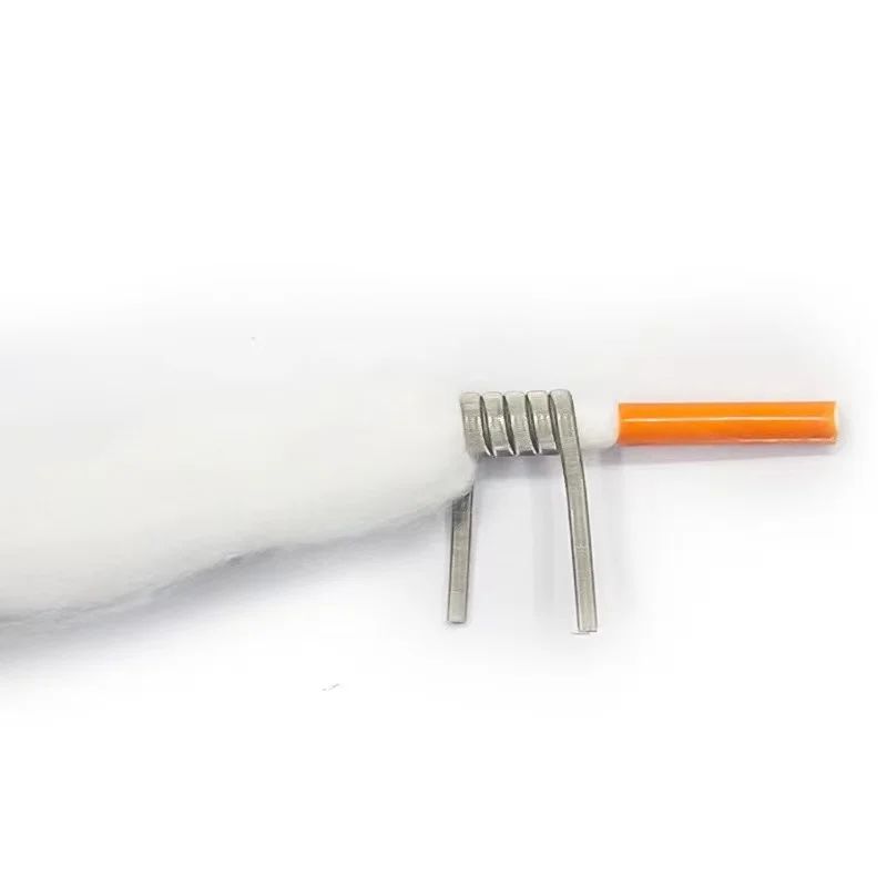 Sharevape 10 Dual Thread Vape Bông Hữu Cơ Thủ Thuốc Lá Điện Tử Thịt Xông Khói Cho RDA RTA RBA Atomizer Phối Xanh