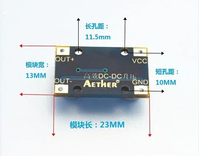 DC-DC 0.8-5V 3V TO 3.3V 5V Converter Voltage Step Up Boost Power Circuit board