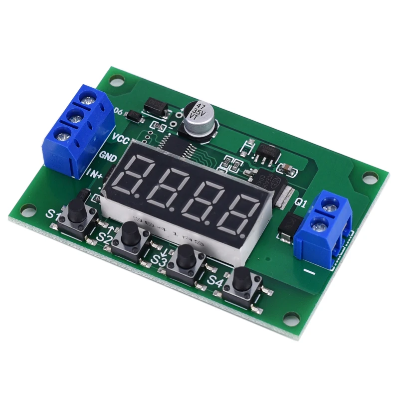 Multifunctional Cycle Control Time Relay Trigger Delay Count Switch Module MOS Tube 12V Timer