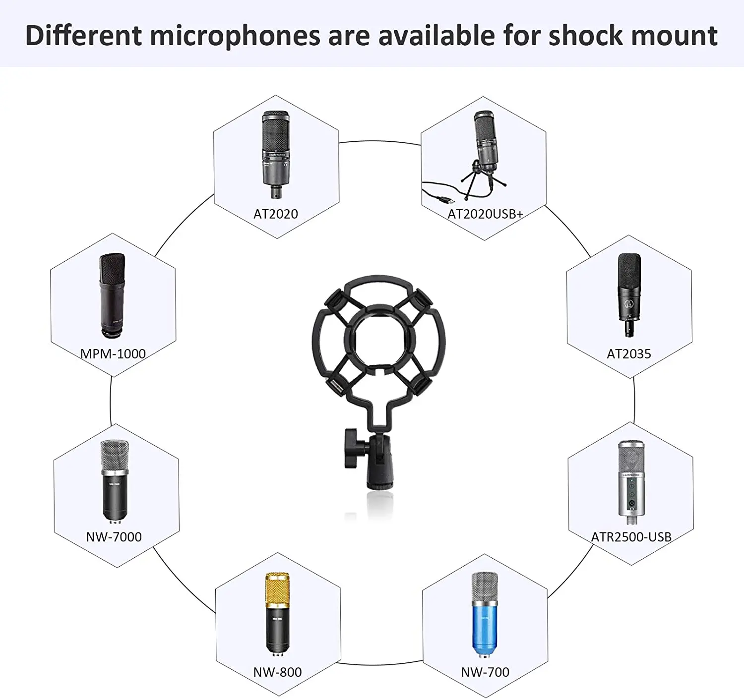 마이크 스탠드 마이크 암 데스크 조정 가능한 브래킷, 전문 스트리밍 음성 녹음 게임용 휴대 전화 홀더 포함