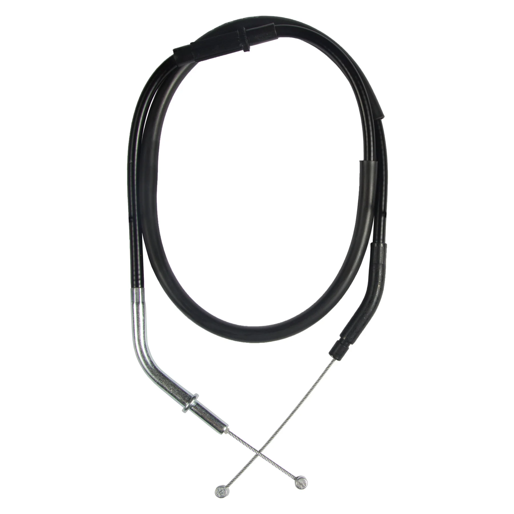 MotoMaster 54012-1545/-0020 Throttle Cable B (CLOSE) for Kawasaki ZRX 1200 R handlebar fairing (2001-2006)