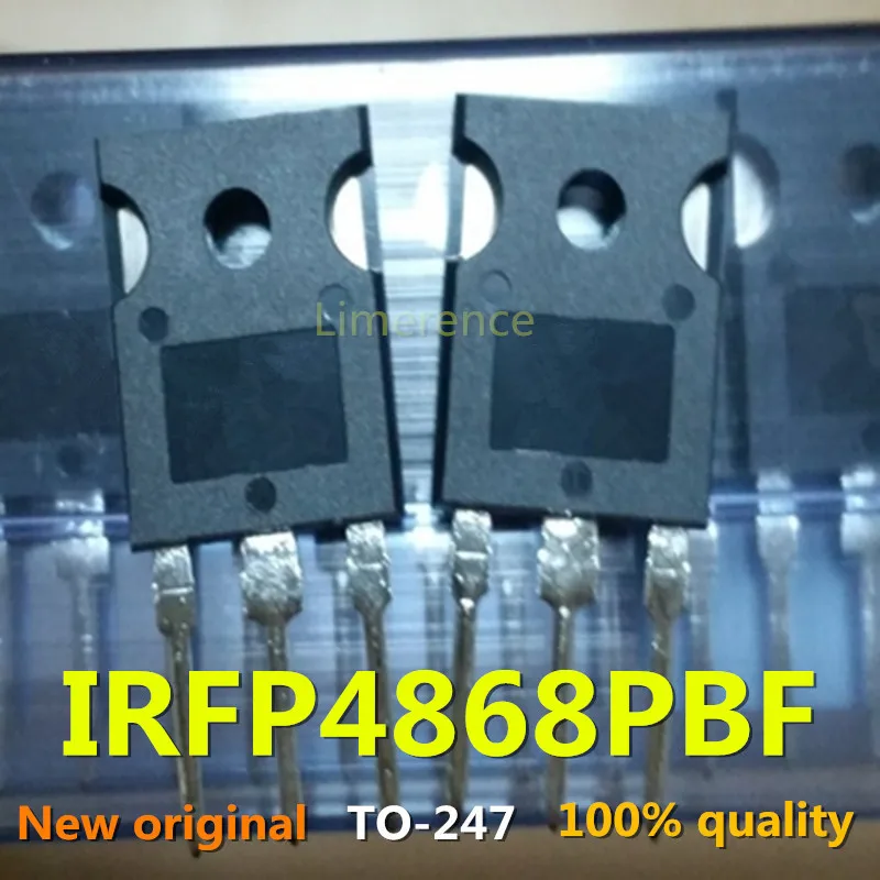 100% nuevo 50 unids/lote original MOSFET IRFP4868PBF IRFP4868 70A300V TO-247 Transistor