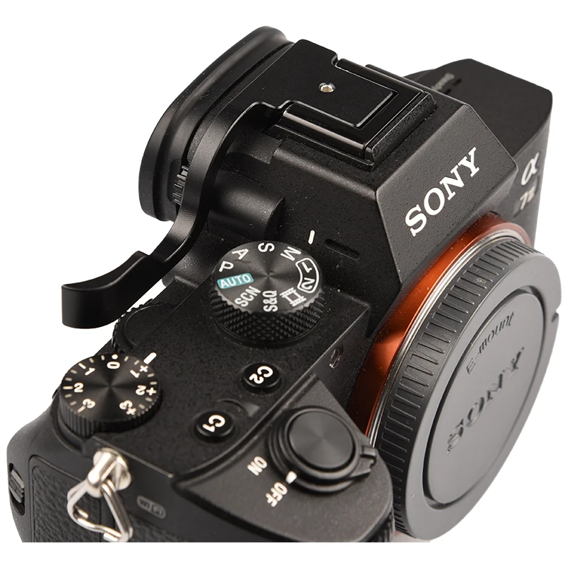 VLOGMAGIC Pro Thumb Grip Cho Sony A9 A7M3 A7R3 A7S2 A7M2 Máy Ảnh Mirrorless Giày Lạnh Mở Rộng