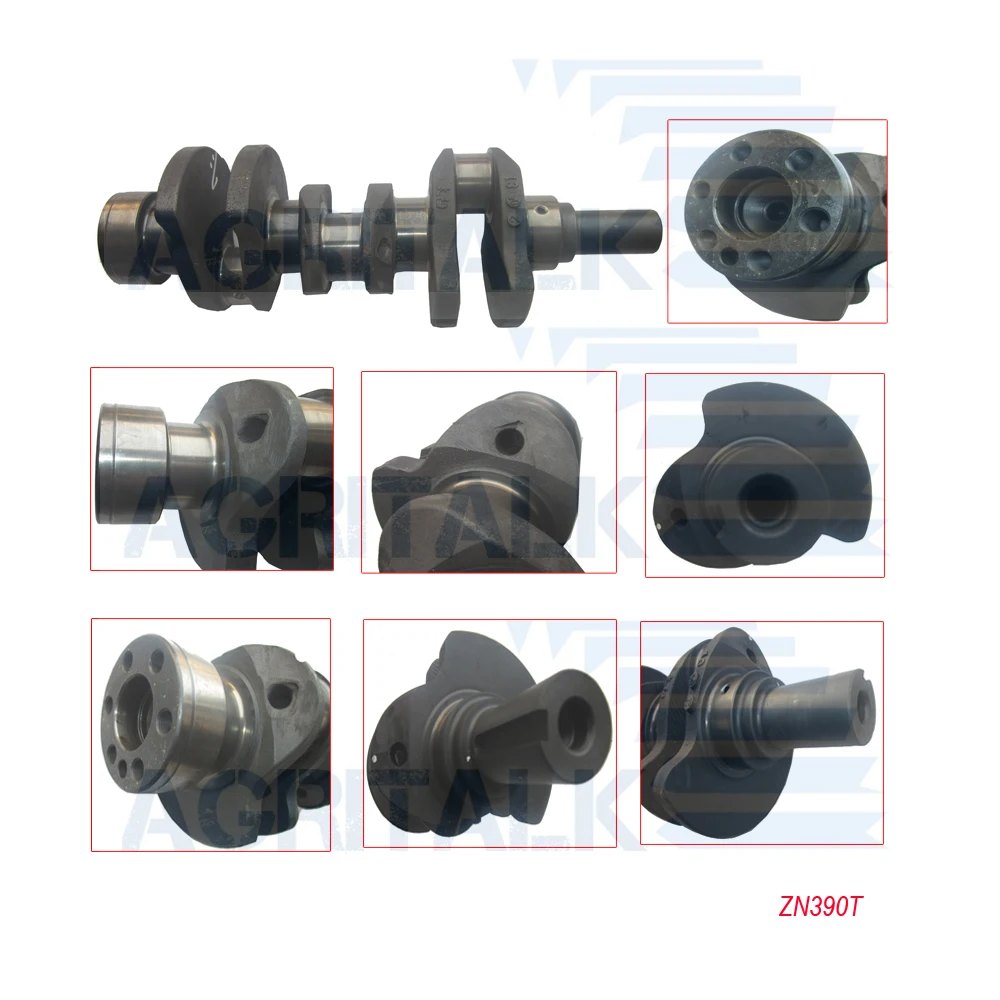 

N385-06004, crankshaft for Changchai ZN385 / ZN390T engine for tractor like Dongfeng series