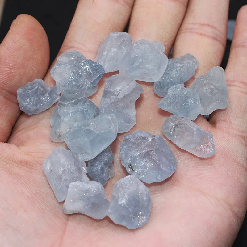 

2,2 фунта Celestite Crystal оптом оптом Celestine Необработанные камни из Мадагаскара