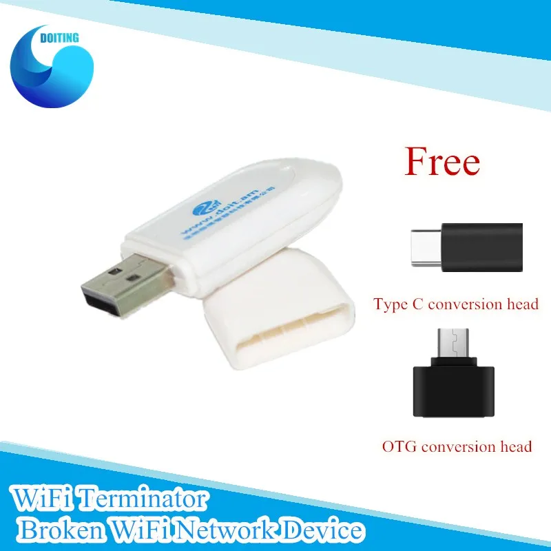 WiFi Terminator Broken WiFi Network Device Free OTG/Type Conversion head