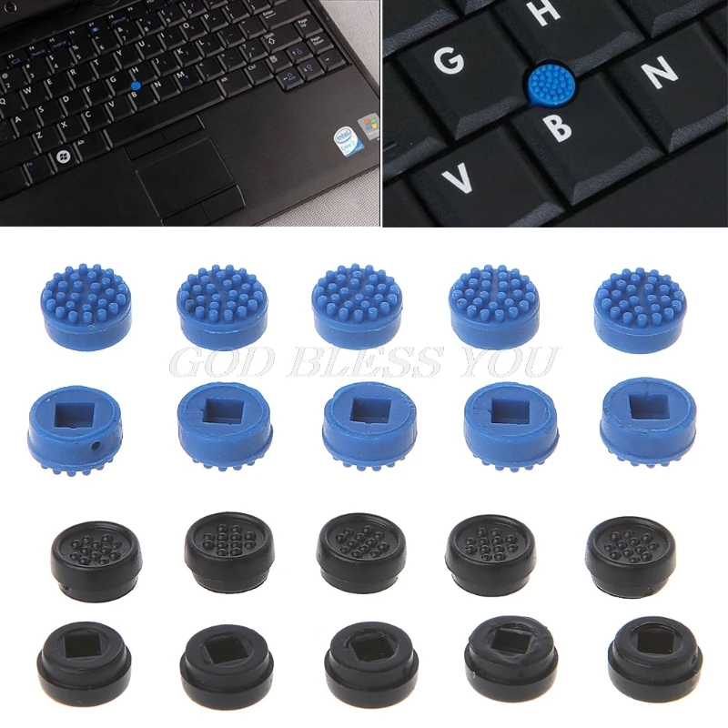 10PCS Trackpoint Pointer Mouse Stick Point Cap For DELL Laptop Keyboard  Drop Shipping