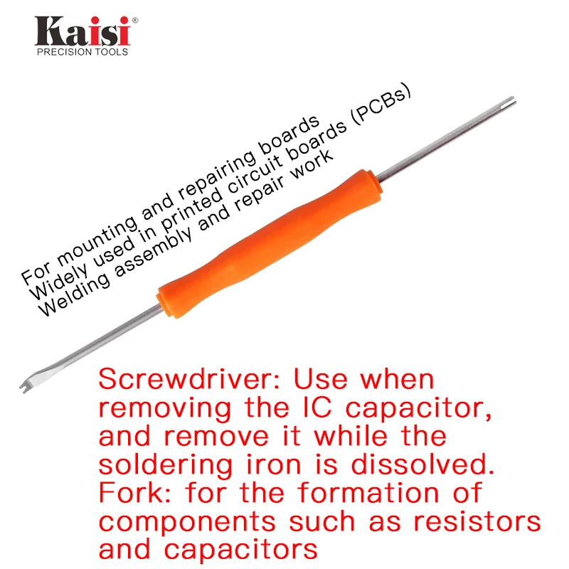 Kaisi 6in1 Desoldering Aid เครื่องมือบัดกรีเครื่องมือบอร์ด PCB ซ่อมเชื่อมชุดเสริม PCB ทําความสะอาดซ่อมเครื่องมือเชื่อม