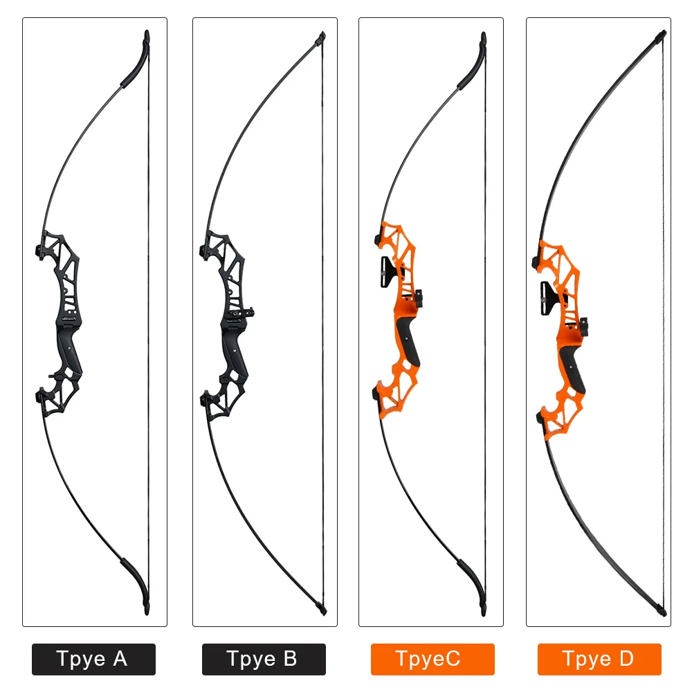 20/30/40/50lbs Take Down Recurve Straight Bow Orange Black Single Needle Aiming Arrow Brush Outdoor Shooting Hunting Practice