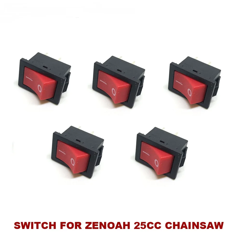 5pcs/lot Flameout Part Stop Kill ON-OFF Switch Fit ZENOAH G2500 25CC 26cc 2500 3800 38CC STIGA ALPINA GGP ama Anova Chainsaw