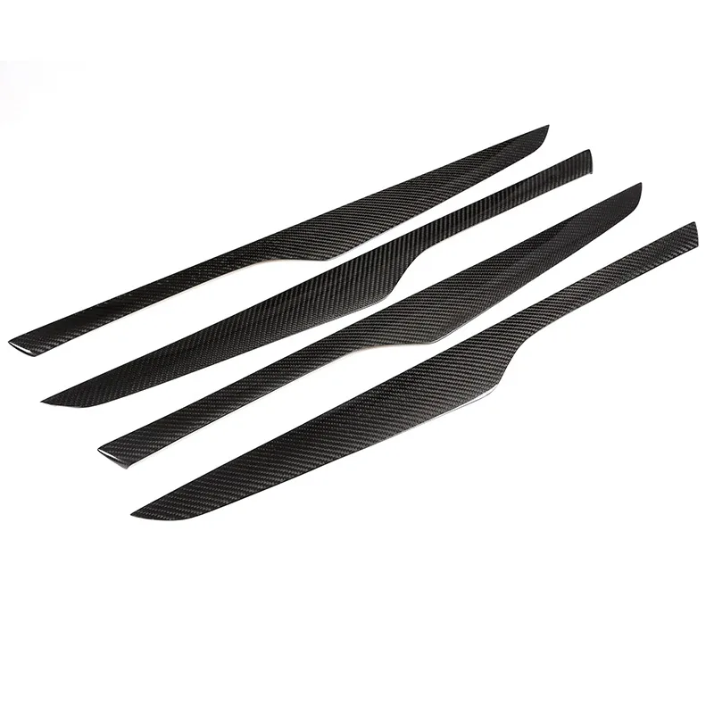 For BMW X5 F15 2014-2018 Car styling Real Carbon Fiber Car Door Decoration Panel Cover Trim Stickers Car Accessories