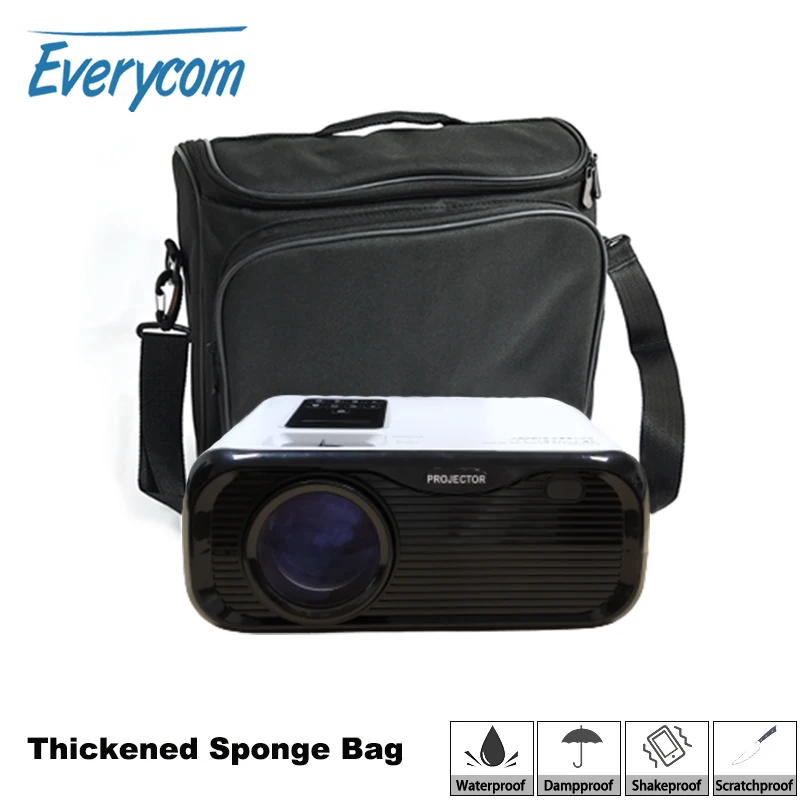 Everycom Projector accessories durable multi-function black bag for Xgimi h1 h2 yg300 yg400 c80 jmgo GP70 uc46 accesorios