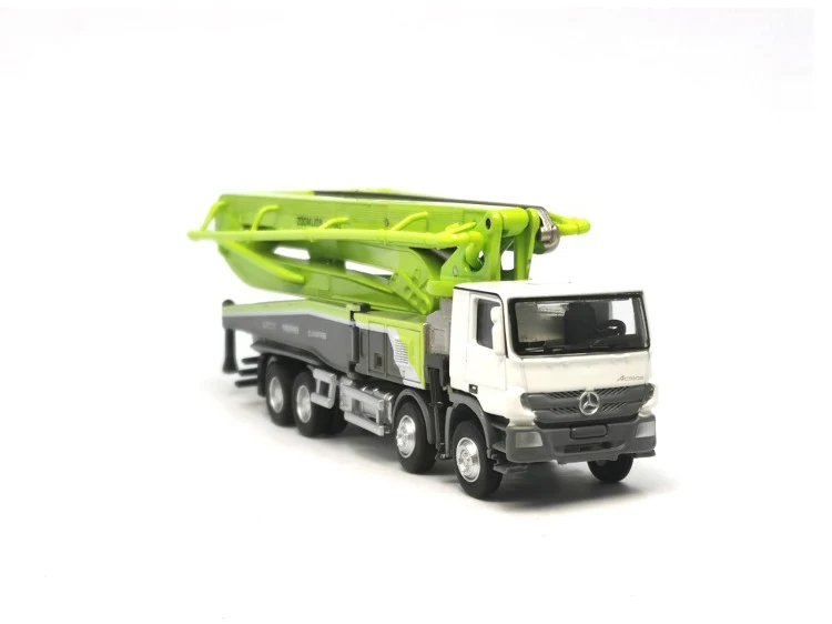 1:100 ZOOMLION ZLJ5440 THBBE 56X-6RZ Concrete Pump Truck Model Metal Die-Cast Toy Vehicle Collection Gift Souvenir