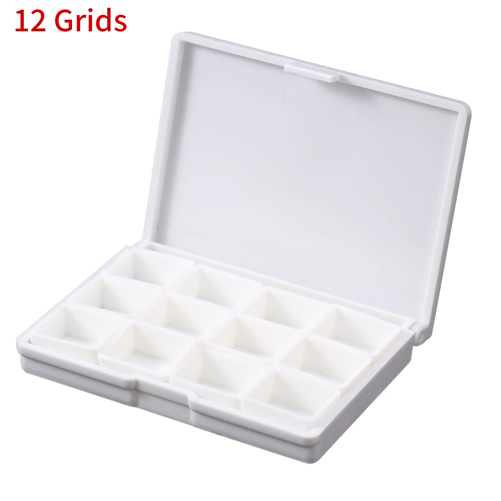 12/24 Grids Empty Folding Watercolor Palette Cases for Artist Watercolor Oil Painting Paint Palette Tray Box Art School Supplies