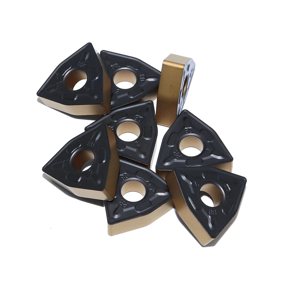 10 pz inserti in metallo duro WNMG080408-PR PC4225 di alta qualità WNMG08 CNC utensili per tornitura esterna utensili per tornio in metallo accessori per il taglio