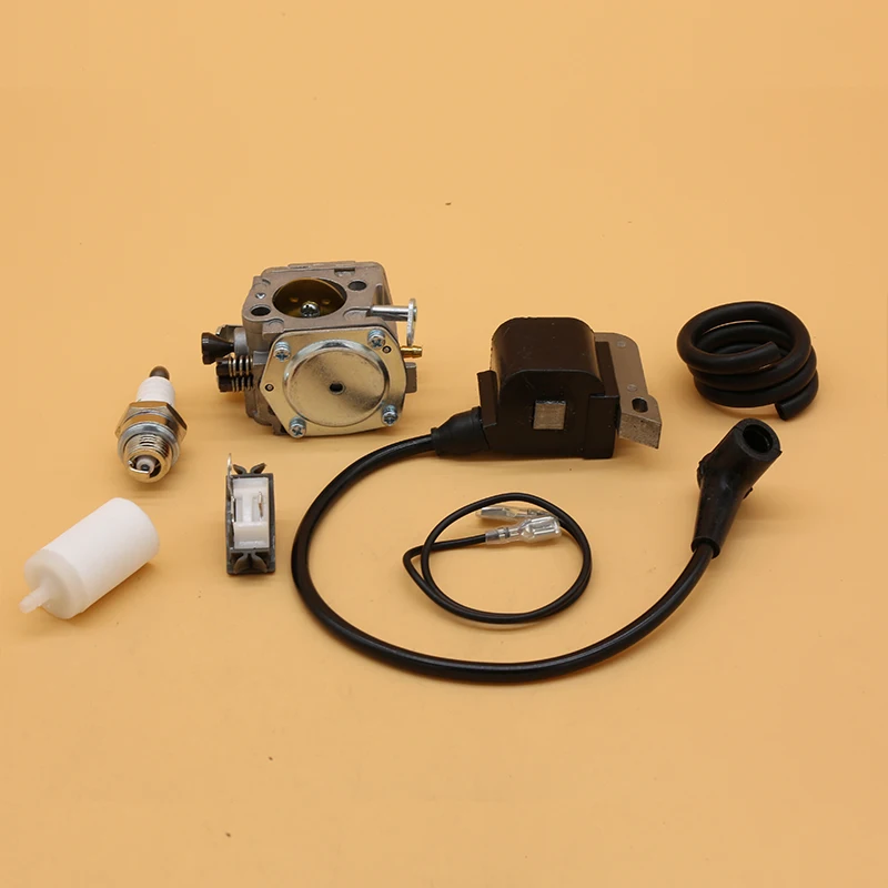 Ignition Coil คาร์บูเรเตอร์สวิทช์ Spark Plug การใช้กรองสำหรับ HUSQVARNA 266 268 272 XP 272XP Garden Chainsaw อะไหล่เครื่องยนต์อะไหล่