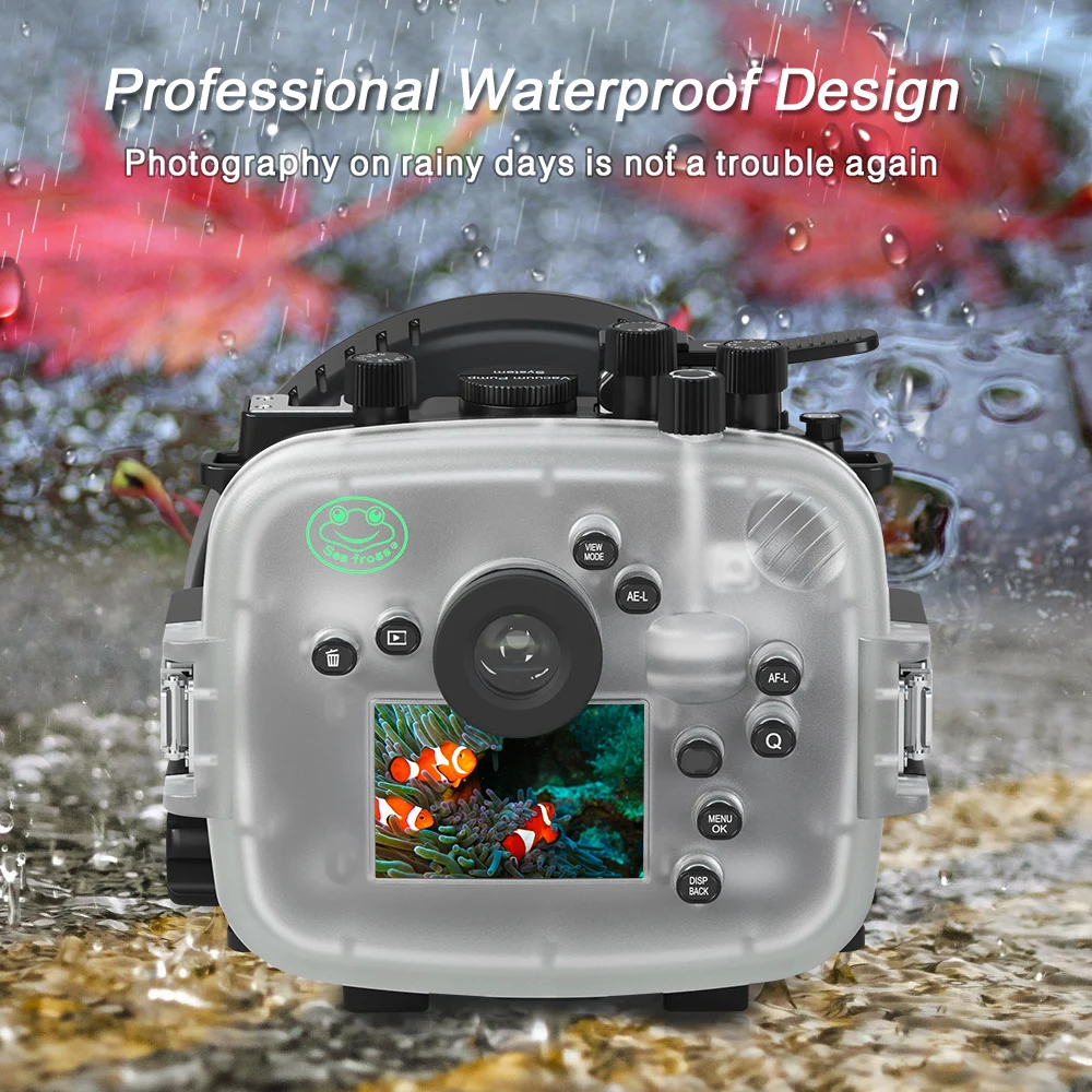 Seafrogs Hot Sale 40m/130ft Underwater Diving Case Waterproof Camera Housing For Fujifilm X-T30