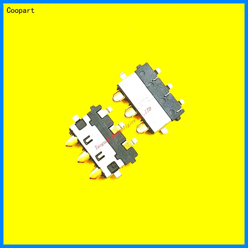 Coopart-새로운 3 핀 내부 배터리 커넥터 홀더 클립, 5 개/묶음, 휴대 전화용 접촉 교체, 일반적인 사용, 고품질 