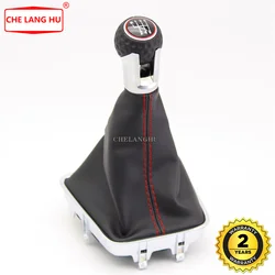 For VW Tiguan 2012 2013 2014 2015 2016 2017 2018 Car-styling 6 Speed Gear Stick shift knob With PU Leather Boot