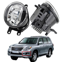 2x Car LED Light Left + Right Fog Light Daytime Running Light DRL High Power For Lexus LX 570 LX570 5.7L V8 2008-2013