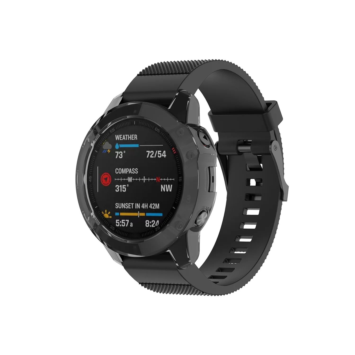 TPU Transparent Protector Cover Case for Garmin Fenix 5 5X 5S plus