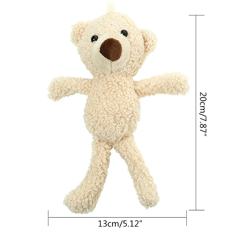 1 pz 20cm orso giocattoli di peluche Mini orsacchiotto bambole farcite piccolo regalo per la festa di nozze ciondolo regalo simpatico animale bambola rilassante