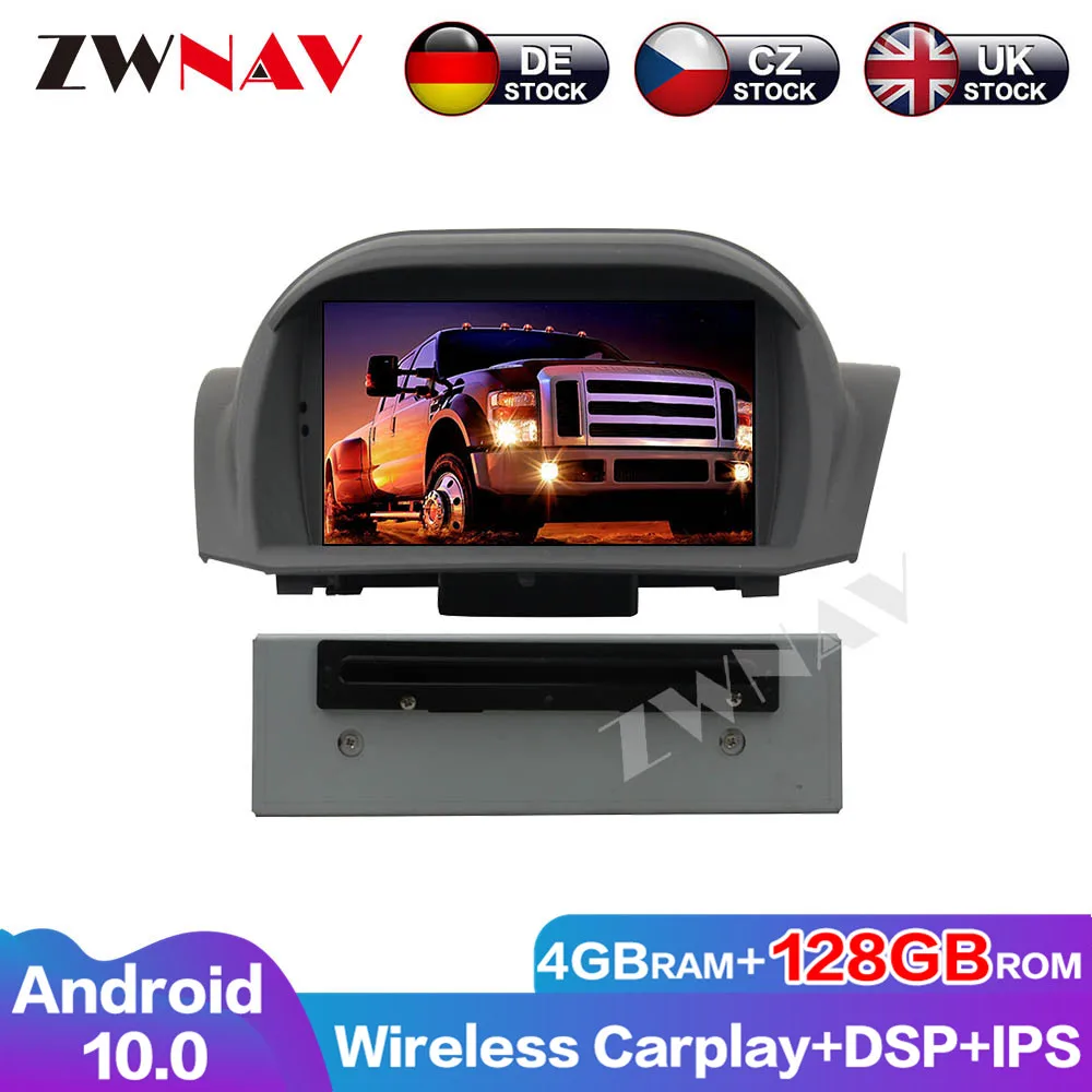 4+128GB Android 10 screen Car Multimedia DVD Player For Ford FIESTA 2013-2016 GPS Navigation Auto Audio Radio Stereo Head unit