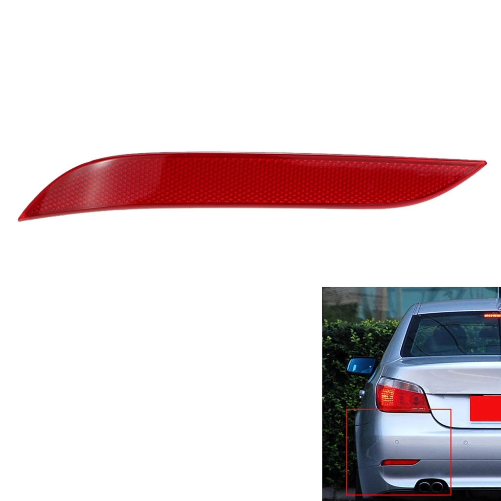 Rear Bumper Reflector for BMW E60 535i 63146915039 Reflective Strips Parts