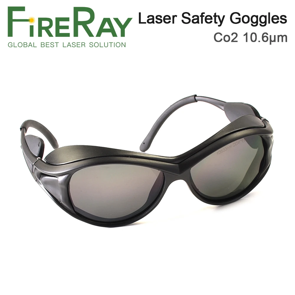FireRay 10600nm نظارات السلامة بالليزر درع الحماية لآلة النقش بالقطع بالليزر CO2