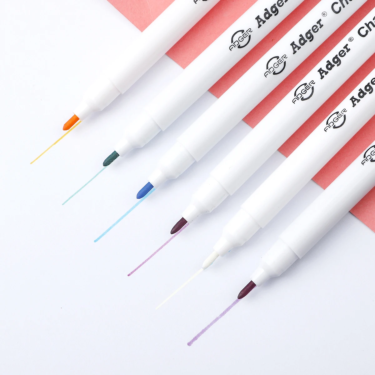 1/6pcs Disappearing Erasable Ink Fabric Marker Pen Cross Stitch Water Erasable Pen Tailor's Quilting Sewing Tools Dressmaking