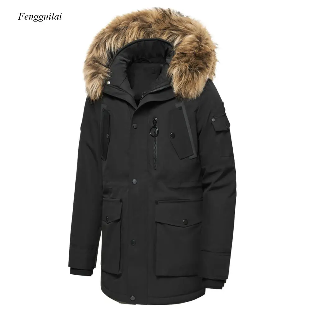 2020 inverno nuovo Casual collo in pelliccia sintetica lungo e spesso Parka giacca cappotto Outwear tasche con cappuccio giacche impermeabili Parka