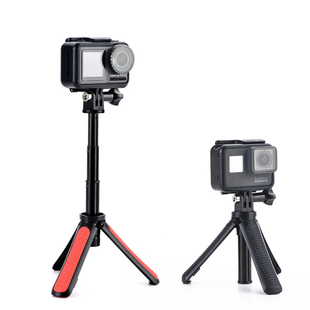 Выдвижная ручная селфи-палка для Gopro, портативный Трипод с ручкой Vlog для Gopro Hero 9 8 7 6 5 Max Hero9 DJI Osmo, Экшн-камера