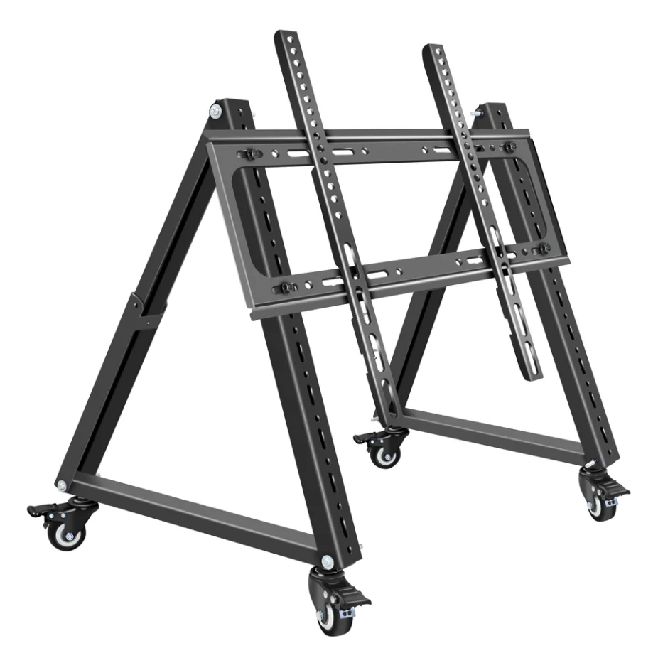 

HILLPORT 32-70" TV Cart Free Lifting Rolling Mount Stand Trolley Plasma Screen LED LCD Monitor Low Height Soporte TV Mesa SC5100