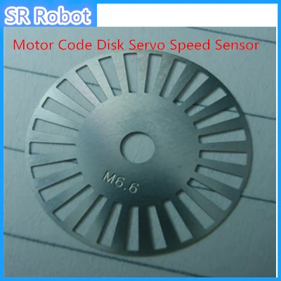 Motor Code Disk Servo Speed Sensor Vehicle Speedometer Digital Disk Positioning Code Disk Robot M66 Velocity Measure DIY RC Smar