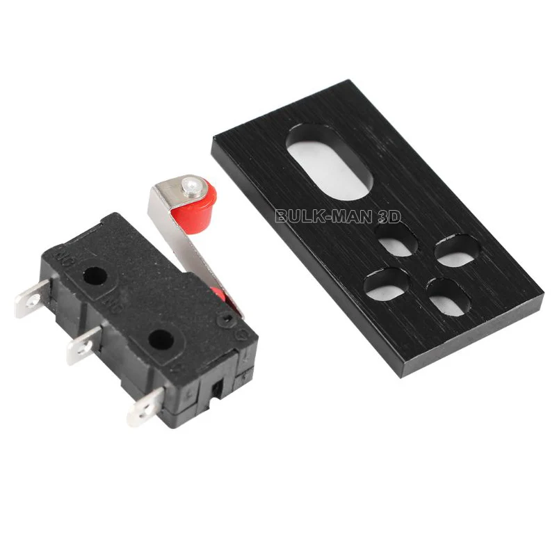 CNC Machining Micro Limit Switch Kit with Mounting Plate for 3D Printer QueenBee Pro/LEAD CNC Router Milling Machine