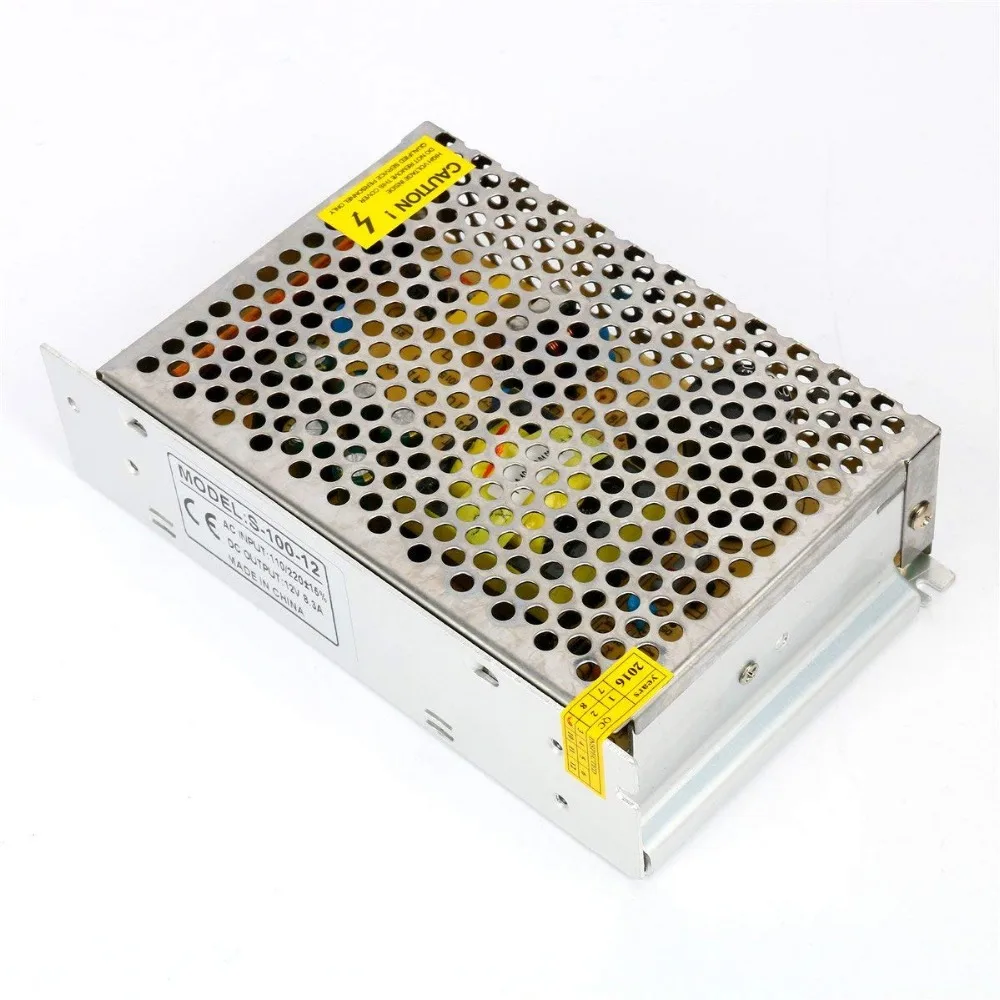 

Led Driver 100W AC110/220V To DC12V 8.3A Led Lighting Transformer For Strip Light Power Supply