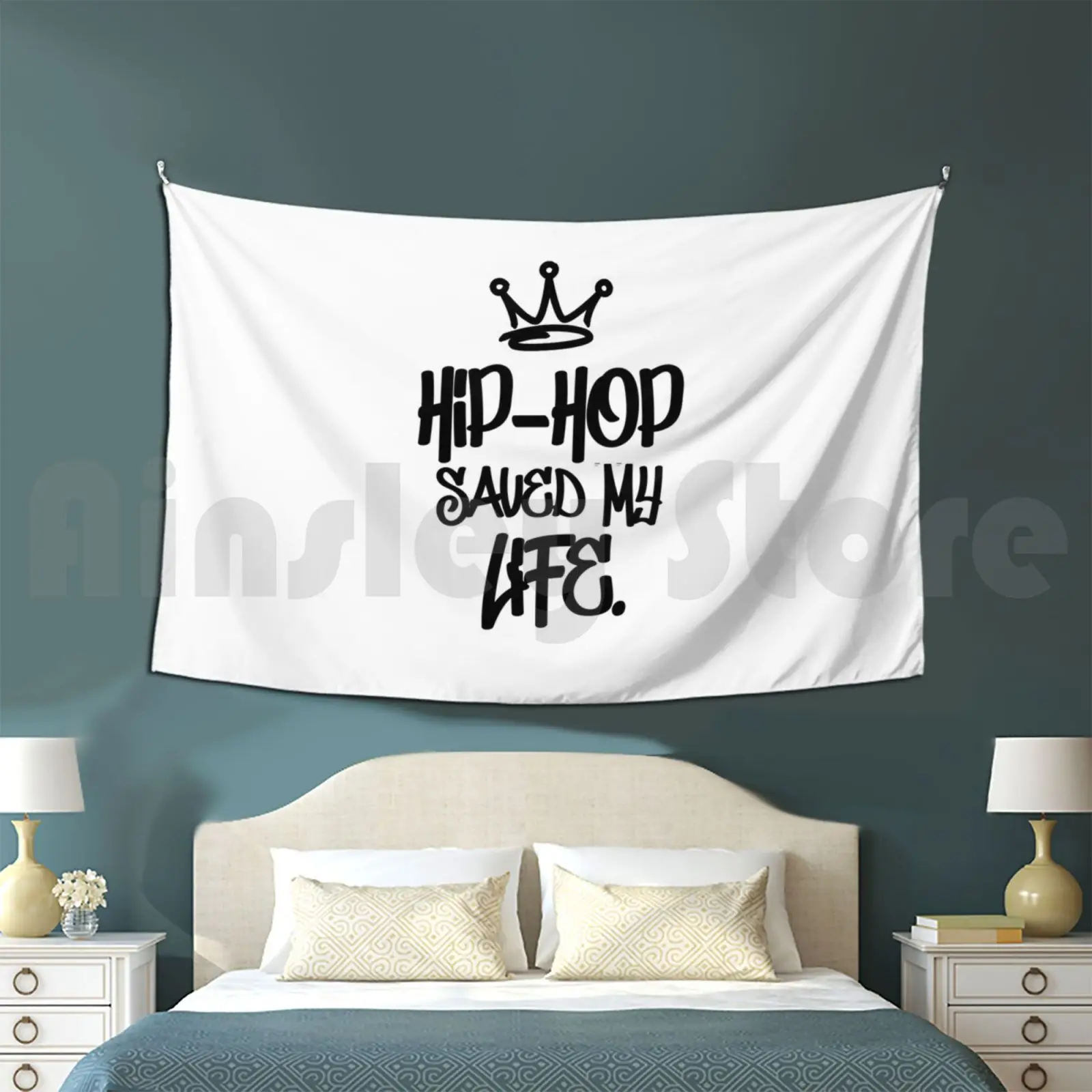 Hip Hop Saved My Life Tapestry Background Wall Hanging Hip Hop Rap Music J Cole Rapper Cute Hip Hop Cool Dilla Funny